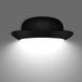 Applique murale LED, 12W, IP65, étanche, aluminium, noir, 6000K