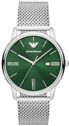 Emporio Armani AR11578 Mannen Horloge 42 mm - Zilverkleurig