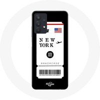 Maniacase Etui voor Samsung Galaxy A32 5G Air ticket New York