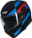 Nolan N80-8 Alfiere 347 Zwart Blauw Rood Glossy Integraalhelm - Helm