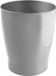 mDesign Afvalbak - Prullenmand - Zilver - 3L - Kunststof