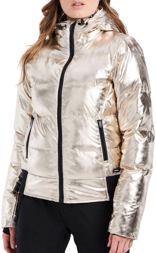 Protest PRTCORTINA Dames Ski- En Snowboardjas - Metaal - Maat M