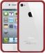 Logotrans 102263 Back Cover Rood, Wit voor Apple iPhone 4/4s