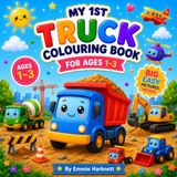 My 1st Trucks Colouring Book
