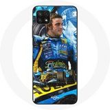 Maniacase Samsung Galaxy A22 5G Hoesje Formule 1 Fernando Alonso F1 Wereldkampioen