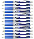 Pentel EnerGel Eco BL77E gelpen met drukmechanisme, blauw (12 stuks)