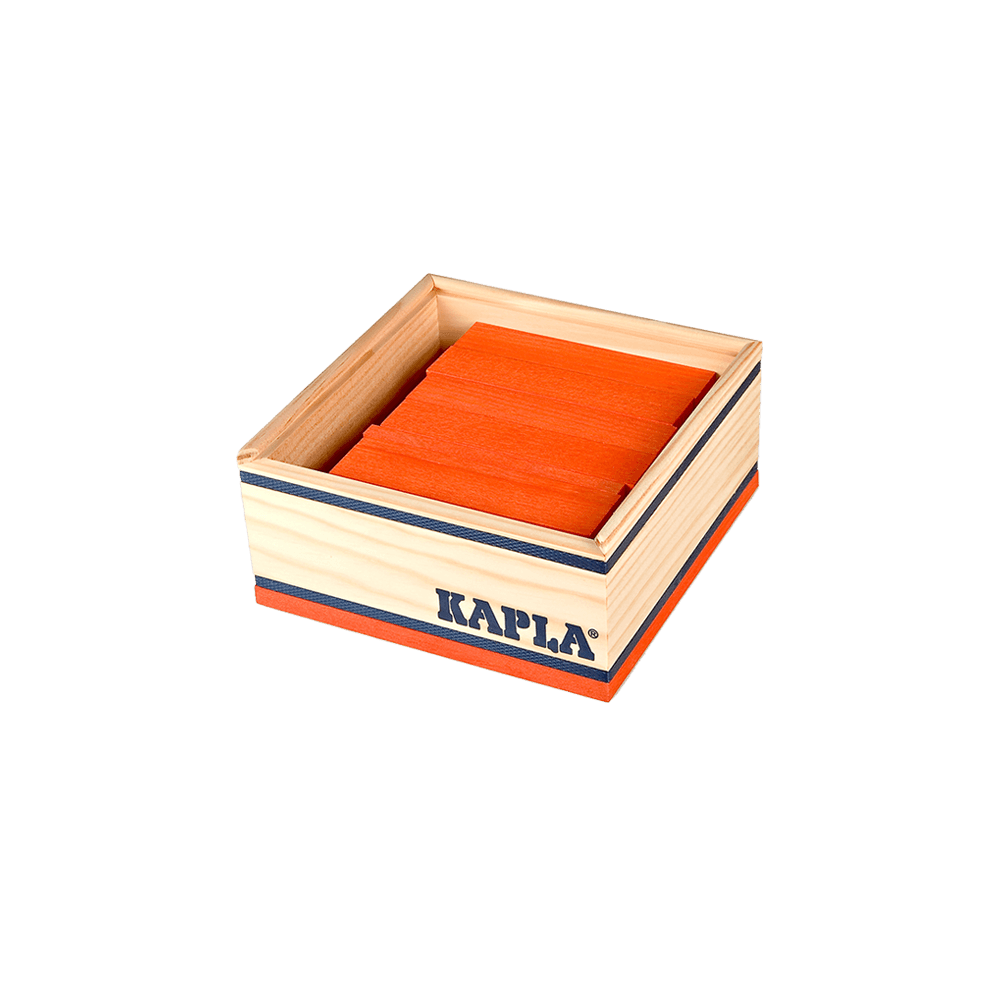 Kapla C40O - Bouwspeelgoed - Oranje - Hout - 3+ jaar
