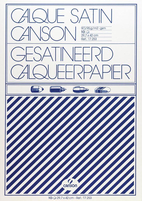 Canson Kalkpapier A3 - 65 grams - 10 vel - Mat