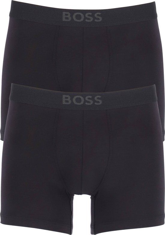 HUGO BOSS Ultrasoft Boxer Briefs (2-pack) - Men - Black - Size S