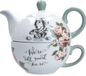 V&A Tea for One Theepot en Mok Set, 0.42 L, Gekleurd, Porselein - Alice in Wonderland