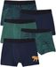 Vertbaudet Set van 5 boxershorts voor jongens met jungleprint