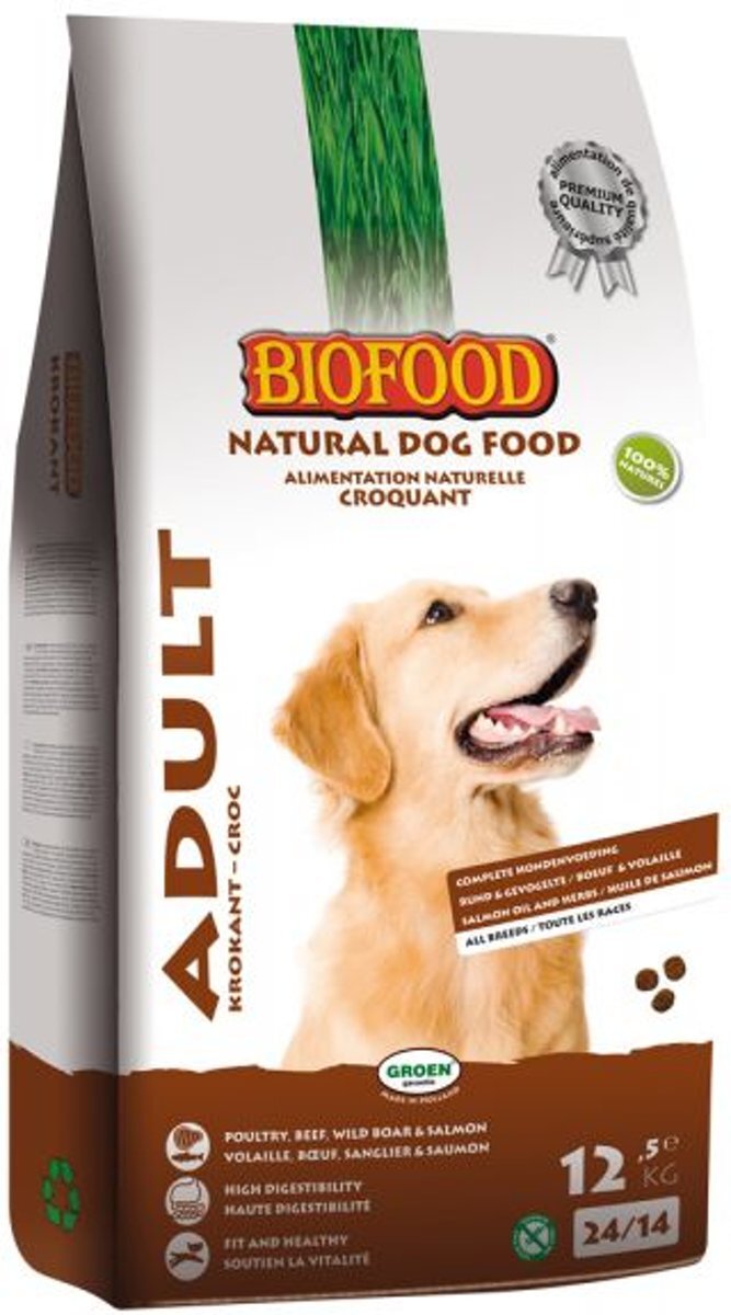 BIOFOOD Krokant Hondenvoer - 12.5 kg