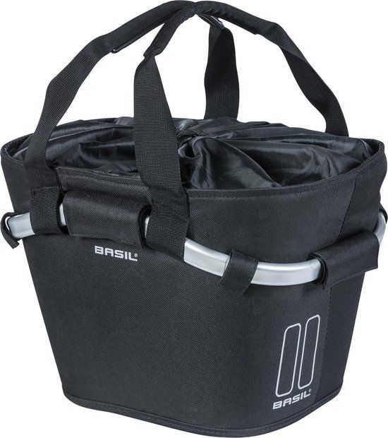 Basil Classic Carry All Fietsmand KF - Achter - 15 Liter - Zwart