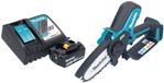 Makita DUC 101 RG01 scies à élaguer sans fil 18 V 10 cm sans balai + 1x batterie 6,0 Ah + chargeur