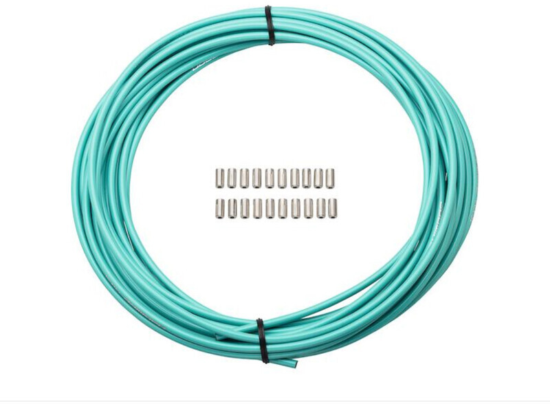 Jagwire CGX SL Schakelkabel Hoes Incl. Eindkappen 10m, bianchi celeste