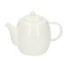 Dille &amp; Kamille Théière, naturel, porcelaine, blanc, 1,2 liter