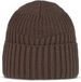 Buff Knitted & Fleece Band Hat RENSO BRINDLE BROWN - Muts