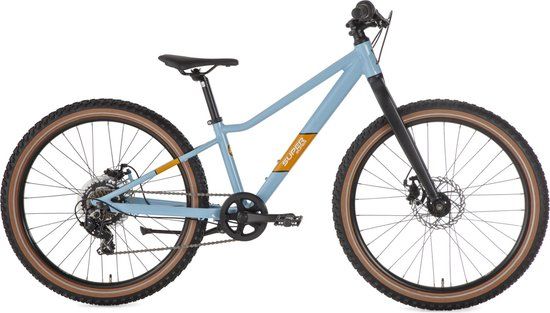 SuperSuper Xplore Kinder Mountainbike 24 inch - 7 versnellingen - Blauw