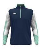 Jako Dynamic Ziptop Kinderen - Marine / Wit / Munt | Maat: 164