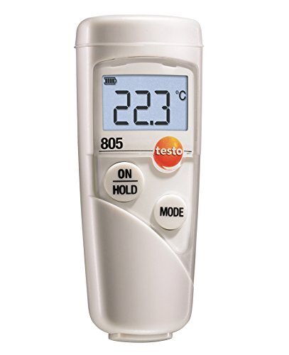 Testo SE & Co.KGaA Testo 0563 8051 805 Mini-infrarood-thermometer met TopSafe en batterij