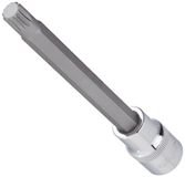 Vigor V2122 V2122 Inwendige vierkante aandrijving en schroevendraaier-inzetstuk voor interne multi-tand-profiel "XZN", 12,5 mm (1/2 inch), 140 mm, 1 stuk