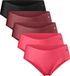 DANISH ENDURANCE Naadloze Hipsters voor Dames - Sporten & Iedere dag - 5-pack- Meerkleurig - Maat XL