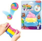 Toi-Toys Funny Poo Stuiterputy Regenboog Drol