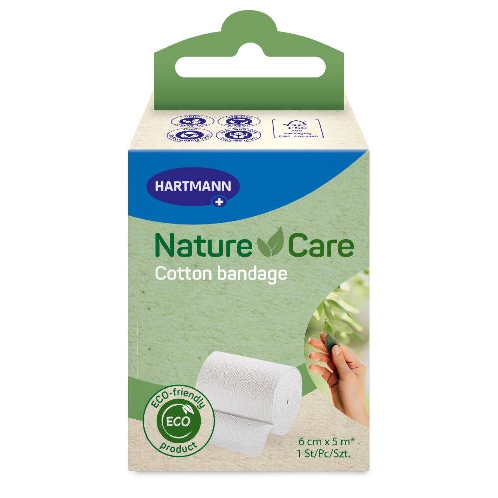 Hartmann NatureCare Zwachtel Katoen 6 cm x 5 m