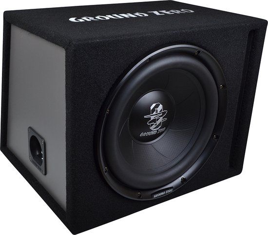 Ground Zero GZIB 30BR - 12 inch Subwoofer in Kist - 700W - 4 Ohm