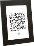 Deknudt Frames fotolijst S43BK2 - tijdloos zwart - breed - foto 20x28