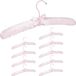 Merkloos Relaxdays Kledinghangers Satijn Roze 5 Stuks