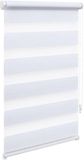 Benza Ibenzoa® Duo-rolgordijn, wit, 95 x 220 cm