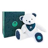 Doudou et Compagnie - Premium Beer Paris 2024 - Officiële licentie van de Olympische Spelen van Parijs 2024 - Knuffel Met Bandana - Vanaf de geboorte - Voor Baby - 37 cm - Wit - JO2451