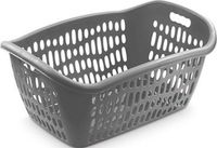 Hega Hogar Wasmand - grijs - waskrat - 61 x 43 x 28 cm - 38L