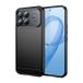 Xiaomi Coque Xiaomi Redmi K90 Pro Max/Poco F8 Ultra en TPU Brossé - Fibre de Carbone - Noir