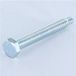 Vis Express Vis Métaux Tête Hexagonale Th M5x38.5 Bout Téton Téton Long Acier Zingué Classe 6.8-500 Pièces