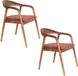 Housecraft Living Melody Eetkamerstoelen Rood - Set van 2