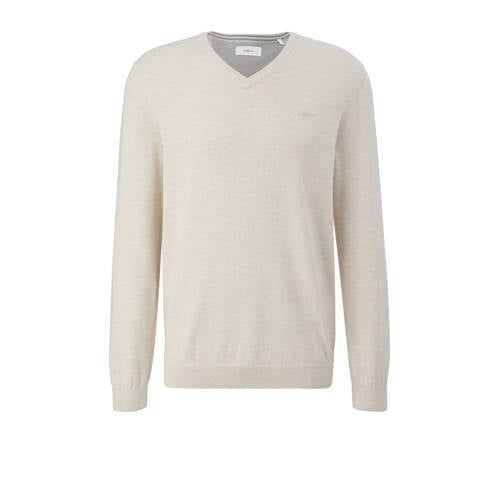 s.Oliver Pullover met logo ecru