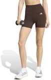 Adidas Optime Essentials Workout Short Leggings Brown M Woman