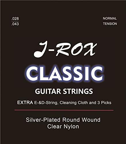 J-ROX Gitaarsnaren Concertgitaar - Premium Nylon Snaren
