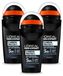 L'Oréal Paris Men Expert Déodorant Roll-on Carbon Protect 5-en-1, 50 ml - Pack économique - 3 pièces