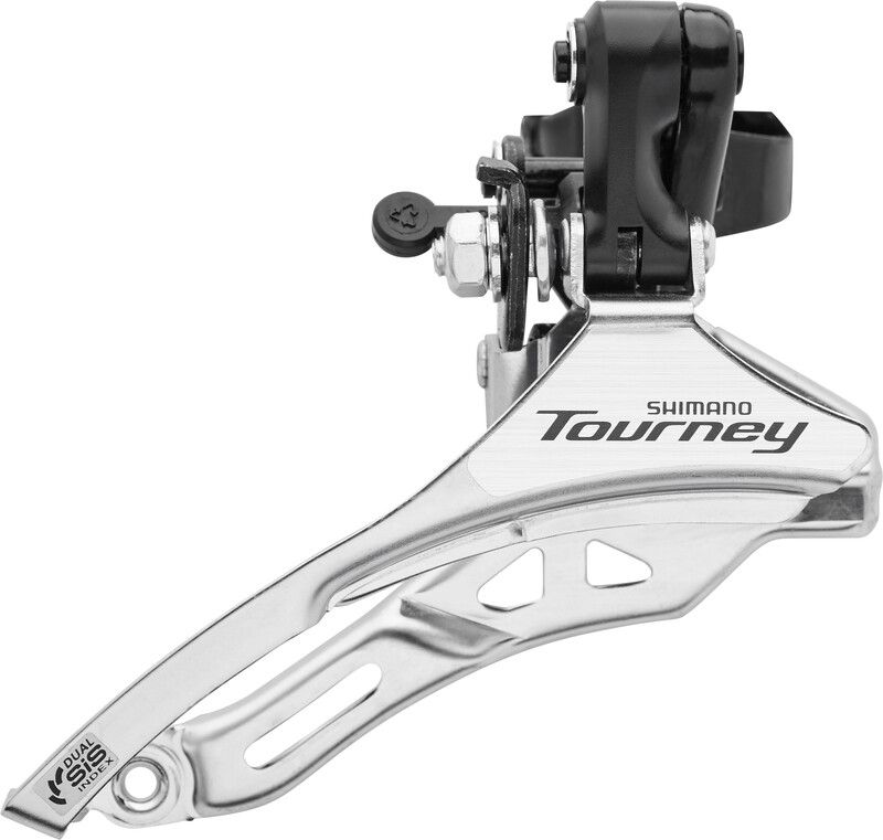Shimano Tourney FD-TY300 Voorderailleur - 3x6/7 Speed - Top Pull - Black/Silver