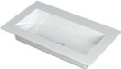 Wastafel INK Kraft Wastafel Enkele Bak Zonder Kraangat - 800x450x10 mm - Glans Wit