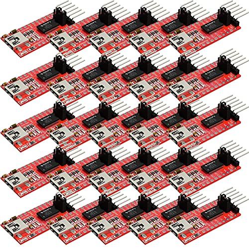 AZ Delivery 25 x FTDI Adapter FT232RL USB naar TTL Serial voor 3.3V en 5V compatibel met Arduino Inclusief E-Book!