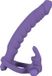 You2Toys Los Analos – Anale Voorbind Dildo voor Mannen met Vibrerend Clitoris Stimulatie Penis Ring Ontwerp voor Triple Verwenning – 16 cm – Paars