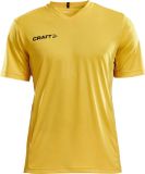 Craft Squad Shirt Korte Mouw Heren - Geel | Maat: XS