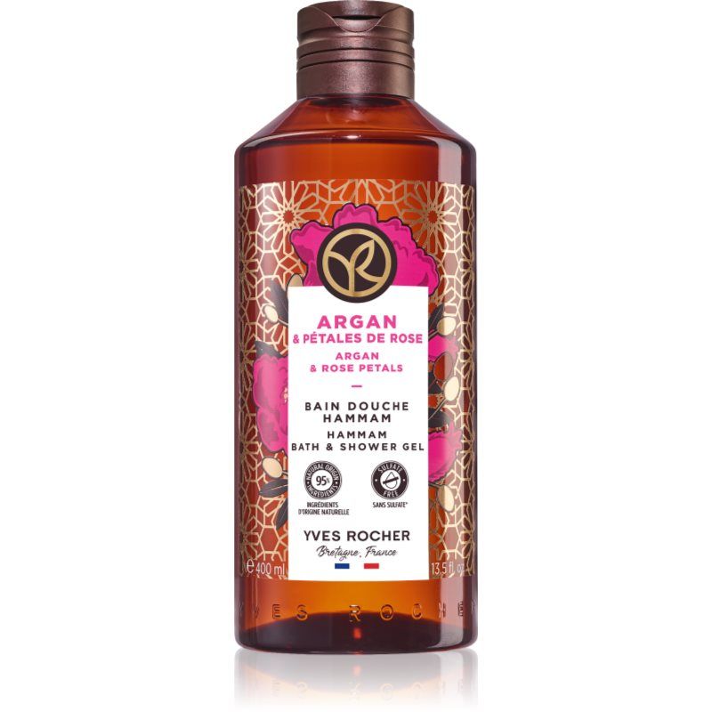 Yves Rocher Argan & Rozenblaadjes Douchegel Body Wash Hydraterend – 400 ml