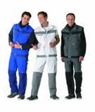 Planam Plaline Herenvest, maat XXL, zuiver wit/zink