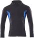 Mascot Accelerate Sweat à capuche zippé 18584-962 - bleu marine foncé/bleu vif - 2XL