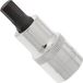 Vigor Schroevendraaier-inzetstuk, sleutelbreedte 19 mm, totale lengte 55 mm, 6-kant, 1/2 inch, 1 stuk, V2070